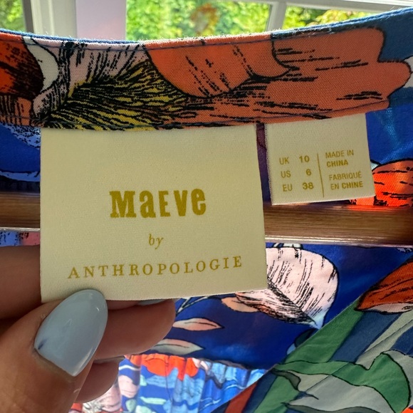 Fun floral printed blouse Maeve size 6 - Picture 6 of 6